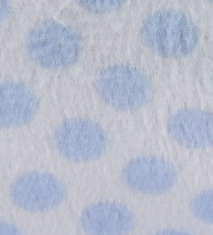 Nørgaard Madsens Blanket w. Teddy bear head - 75x95 cm - Azul