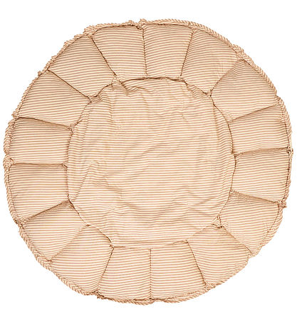 Play&Go Play Mat - 3-in-1 - Ø130 cm - Bloom Stripes Brown