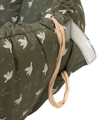 Play&Go Leikteppi - 3-in-1 - Ø130 cm - Blómstrandi Birds