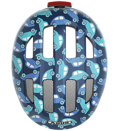 Abus Bicycle Helmet - Smiley 3.0 LED - Blue Car