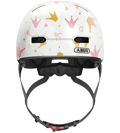 Abus Bicycle Helmet - Skurb Kid - White Crowns Abus Bicycle Helmet - Skurb Kid - White Crowns