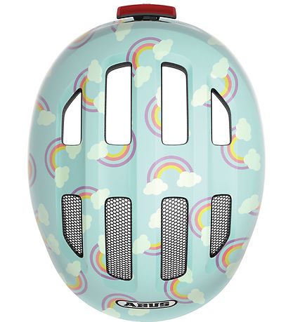 Abus Bicycle Helmet - Smiley 3.0 LED - Blue Rainbow Abus Bicycle Helmet - Smiley 3.0 LED - Blue Rainbow