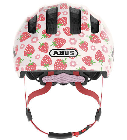 Abus Cykelhjälm - Smiley 3.0 LED - Rose Strawberry