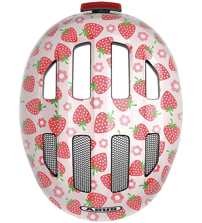 Abus Cykelhjälm - Smiley 3.0 LED - Rose Strawberry