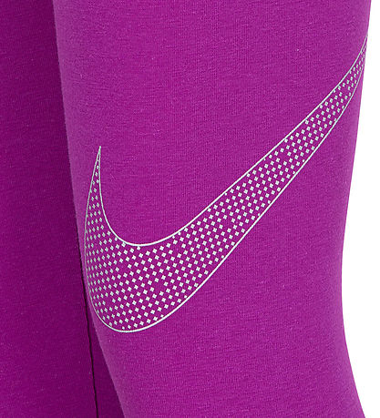 Nike 세트 - 가디건/레깅스 - 핫 푸시아 포함 실버 Nike 세트 - 가디건/레깅스 - 핫 푸시아 포함 실버