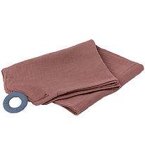 Doomoo Amningsfilt m. Bitring - Muslin - 100x85 cm - Terrakotta Doomoo Amningsfilt m. Bitring - Muslin - 100x85 cm - Terrakotta