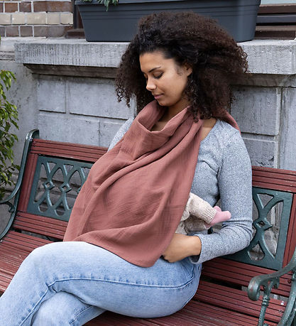 Doomoo Nursing blanket w. Teether - Muslin - 100x85 cm - Terraco
