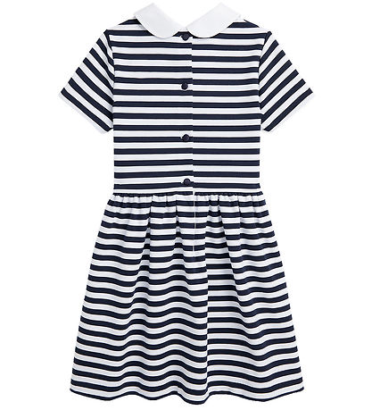 Polo Ralph Lauren Jurk - Navy/Wit Gestreept