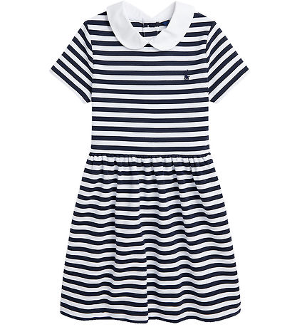 Polo Ralph Lauren Jurk - Navy/Wit Gestreept