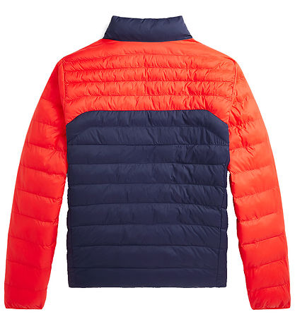 Polo Ralph Lauren Puffer Jacket - Reversible - Orange/Navy/Blue