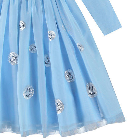 Molo Dress w. Tyl/Sequins - Cyrus - Day Sky Molo Dress w. Tyl/Sequins - Cyrus - Day Sky