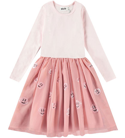 Molo Dress w. Tyl/Sequins - Cyrus - Charlotte Pink
