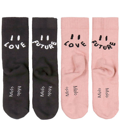 Molo Socks - 2-Pack - Norman - Rosequartz