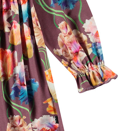 Molo Dress - Camie - Rainbow Tulips