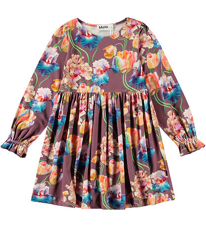 Molo Dress - Camie - Rainbow Tulips