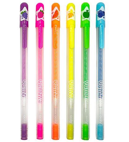 Ooly Kugelschreiber m. Fruchtduft - Neon - 6 st. - Yummy+ Yummy+