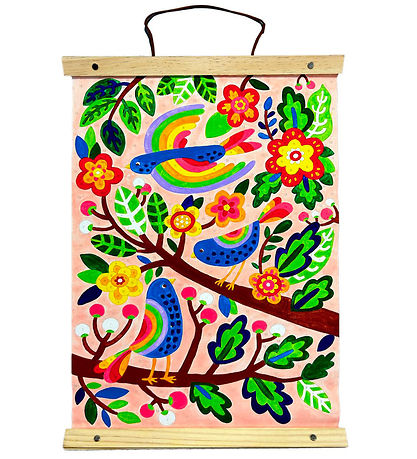 Ooly Malset - Farbe Stadt Zahlen-Leinwandset - Blue Birds
