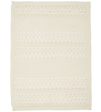 Cam Cam Baby Blanket - Knitted - Pointelle - Off White Cam Cam Baby Blanket - Knitted - Pointelle - Off White