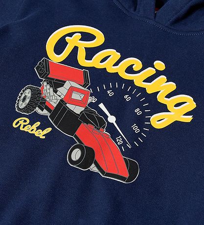 LEGO® Wear Hoodie - LWScout 708 - Dark Navy w. Print
