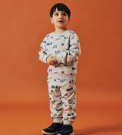 Sweat-shirt Name It - NmmTroy - Light Grey Melange