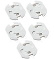 Fusibles à douille Jippies - Rotatif - 5 pces - Blanc Fusibles à douille Jippies - Rotatif - 5 pces - Blanc