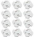 Fusibles à douille Jippies - Rotatif - 12 pces - Blanc Fusibles à douille Jippies - Rotatif - 12 pces - Blanc