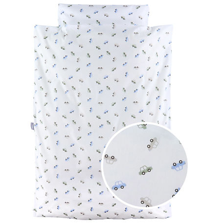 Nørgaard Madsens Bedding - Adult - White w. Cars Nørgaard Madsens Bedding - Adult - White w. Cars
