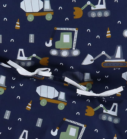 Nørgaar Madsens Bedding - Adult - Navy w. Work machines Nørgaar Madsens Bedding - Adult - Navy w. Work machines