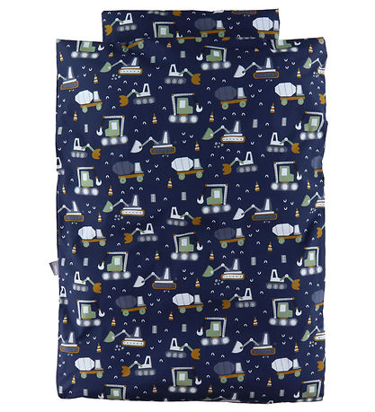 Nørgaar Madsens Bedding - Adult - Navy w. Work machines Nørgaar Madsens Bedding - Adult - Navy w. Work machines