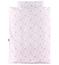 Nørgaard Madsens Bettwäsche - Baby - Rosa m. Einhorn und Schloss Nørgaard Madsens Bettwäsche - Baby - Rosa m. Einhorn und Schloss