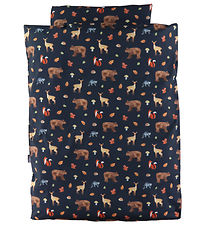 Nørgaard Madsens Bettwäsche - Baby - Navy m. Waldtiere Nørgaard Madsens Bettwäsche - Baby - Navy m. Waldtiere