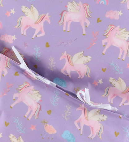 Nørgaard Madsens Bedding - Baby - Purple w. Unicorn