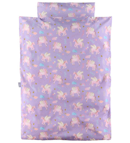 Nørgaard Madsens Bedding - Baby - Purple w. Unicorn