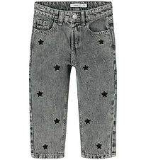 Jeans Name It - Maman NmfBella - Medium+ Grey Denim/Étoiles Jeans Name It - Maman NmfBella - Medium+ Grey Denim/Étoiles