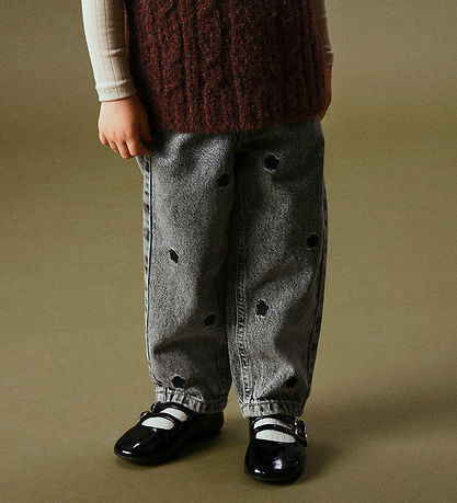 Name It Jeans - NmfBella Mom - Medium+ Grey Denim/Stars Name It Jeans - NmfBella Mom - Medium+ Grey Denim/Stars