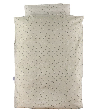 Nørgaard Madsens Bettwäsche - Erwachsen - Beige m. Herzen