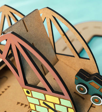 Crateit Creation Set - Crateit Town - Wood - Dreamy Drawbridge - Crateit Creation Set - Crateit Town - Wood - Dreamy Drawbridge -