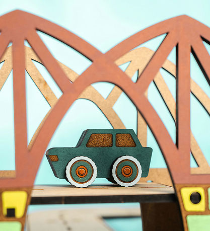 Crateit Creation Set - Crateit Town - Wood - Dreamy Drawbridge - Crateit Creation Set - Crateit Town - Wood - Dreamy Drawbridge -