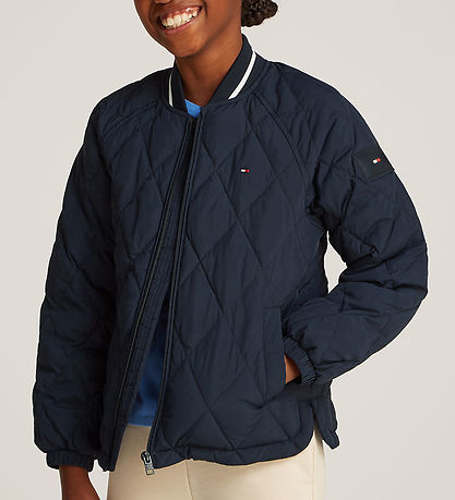 Tommy Hilfiger Thermojakki - Quiltet - Dark Nótt Dökkblátt