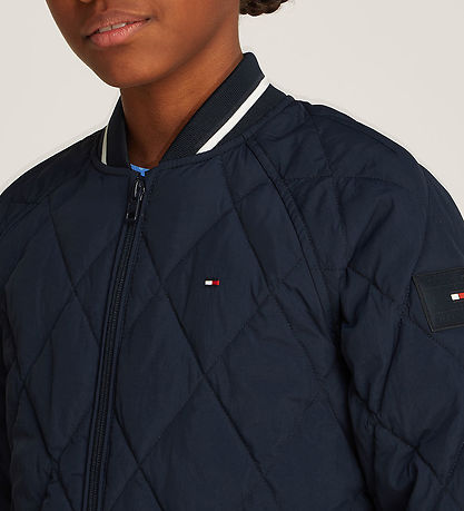 Tommy Hilfiger Thermojakki - Quiltet - Dark Nótt Dökkblátt