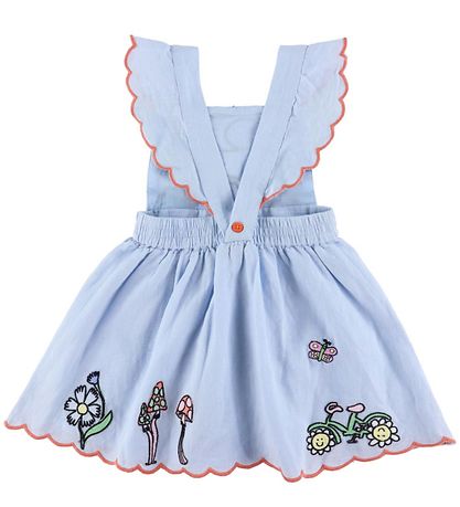 Stella McCartney Kids 스펜서 - 라이트 블루 포함 자수