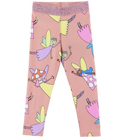 Stella McCartney Kids Leggings - Pink w. Fairies
