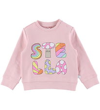 Stella McCartney Kids Peysa - Bleikt M. Prentað Stella McCartney Kids Peysa - Bleikt M. Prentað