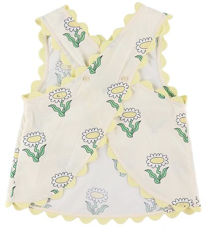 Stella McCartney Kids 탑 - 크림 포함 플라워