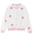 Stella McCartney Kids Cardigan - Knitted - Ivory/Pink