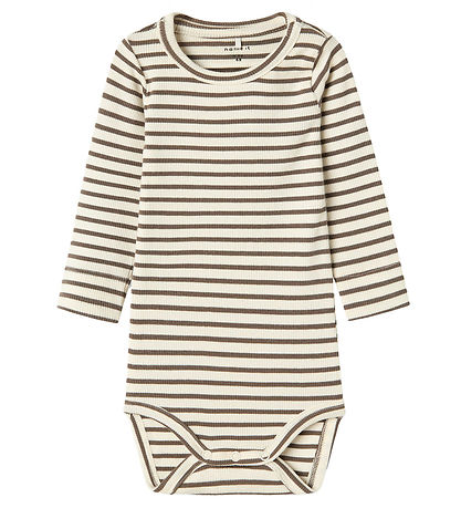 Name It Bodysuit L/æ - Rib - NbnBani - Bungee Cord Name It Bodysuit L/æ - Rib - NbnBani - Bungee Cord