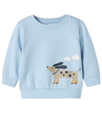 Name It Sweatshirt - NbfVonne - 2-Pack - Cerulean/Dog On Wheels