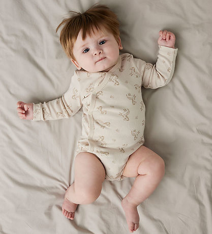 Name It Wrap Bodysuits L/æ - Noos - NbnBody - 2-Pack - Rainy Day