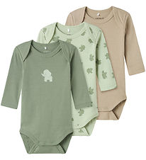 Bodies m/l Name It - Noos - NbmBody - 3 Pack - Sea Mousse Elepha Bodies m/l Name It - Noos - NbmBody - 3 Pack - Sea Mousse Elepha