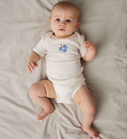 Name It Bodysuits k/æ - Noos - NbfBody - 3-Pack - Jet Stream Flo